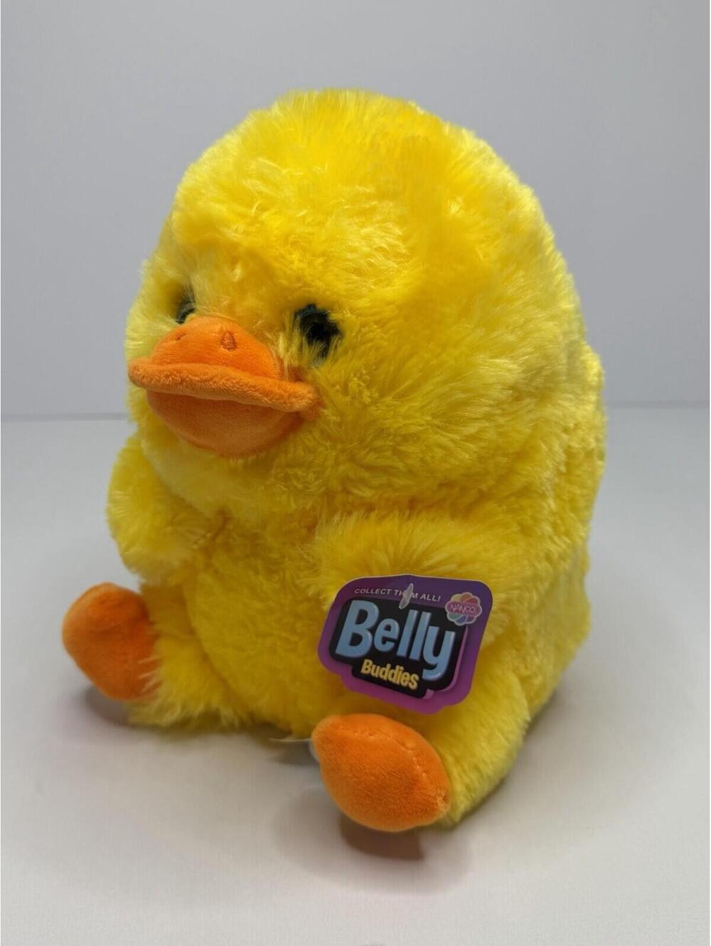 NWT Nanco Belly Buddies Yellow 9" Duck Plush P115